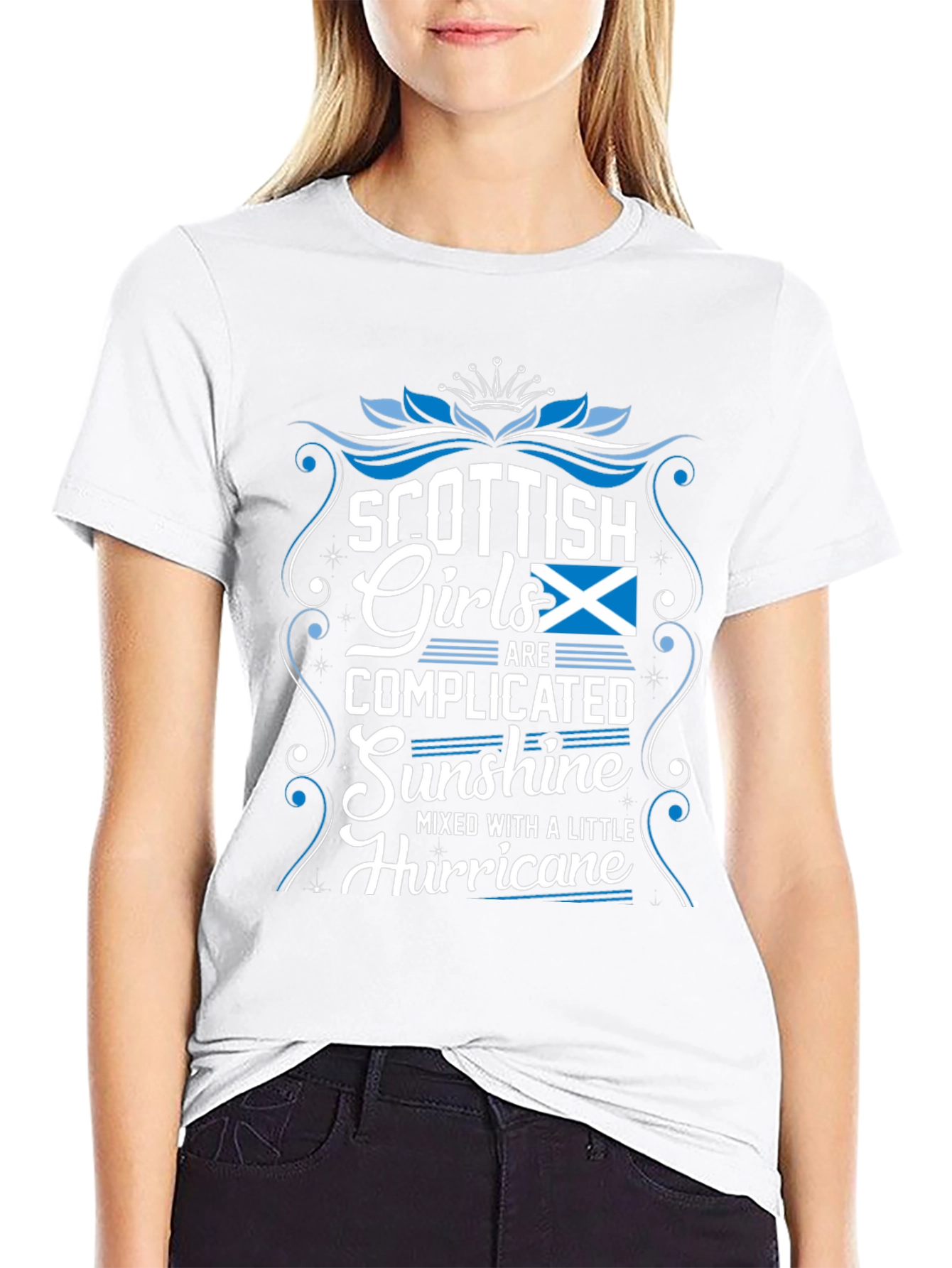 Scottish Girls T-Shirt - Complicated Sunshine Hurricane