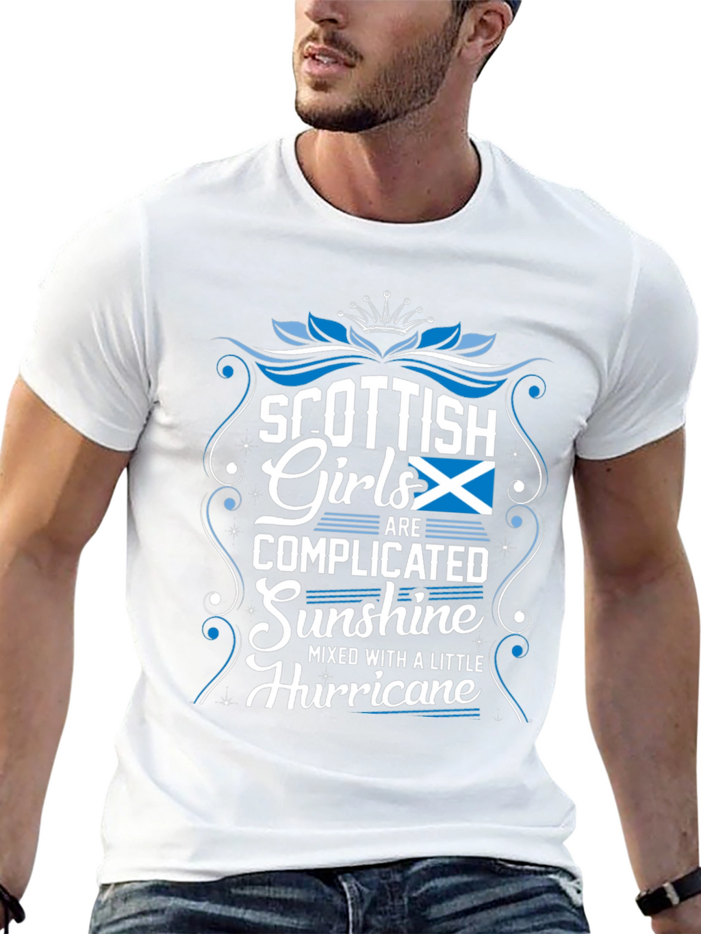Scottish Girls T-Shirt - Complicated Sunshine Hurricane