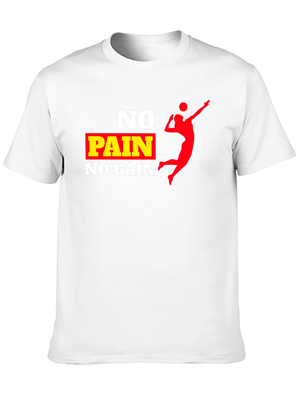 No Pain No Gain Volleyball T-Shirt