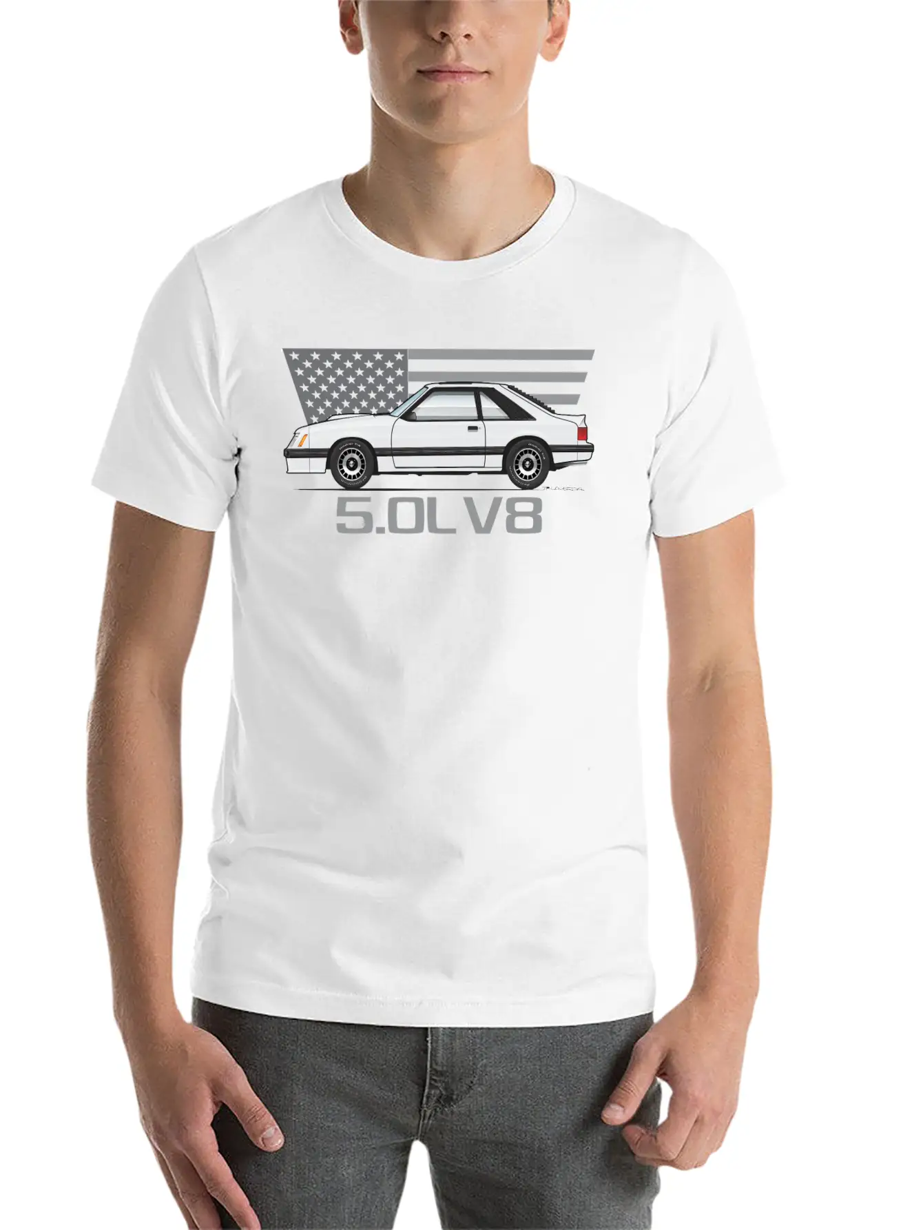 5 0 Polar White Timeless Short Sleeve Tee – Comfy And Minimalist Design