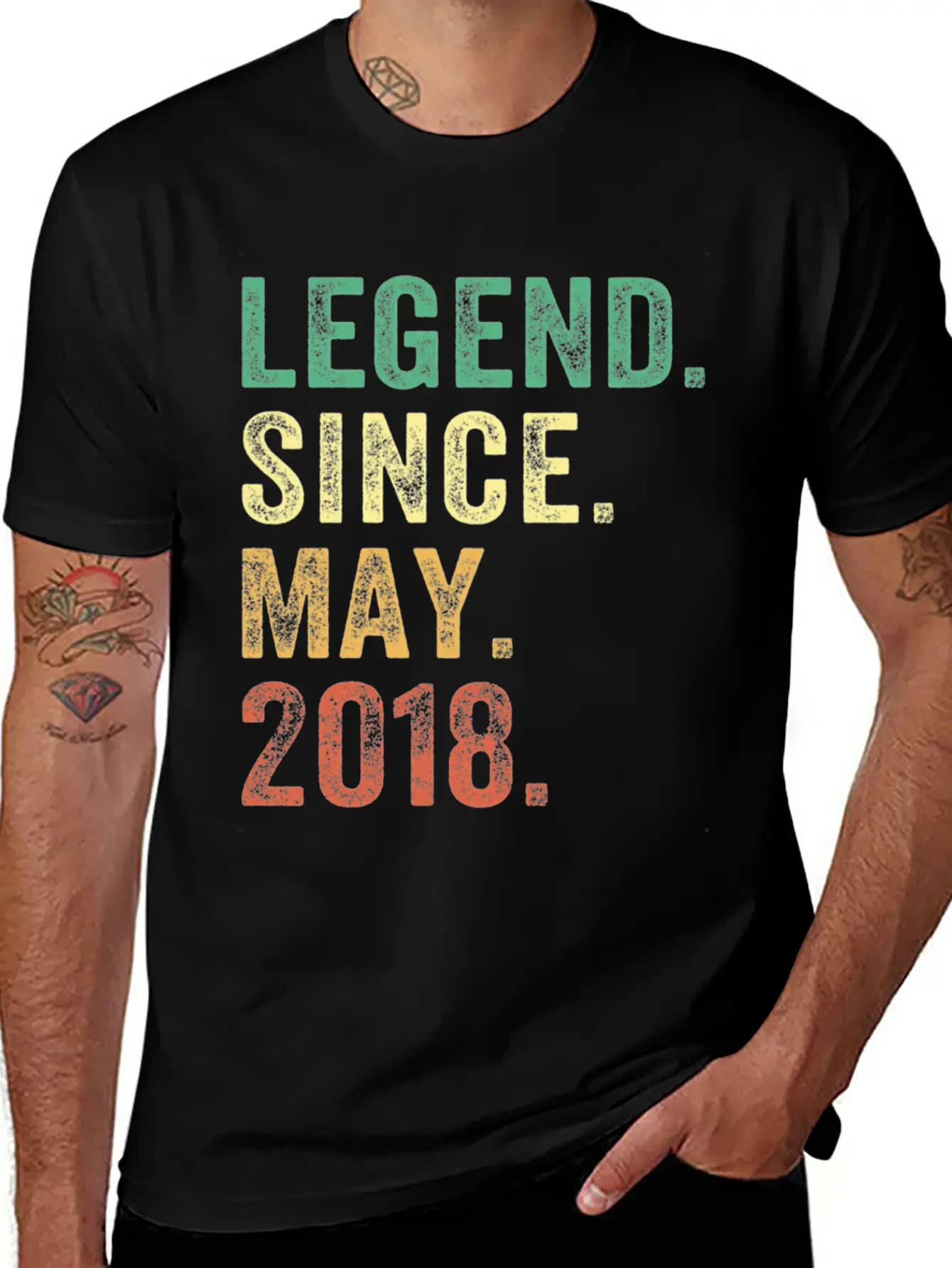 5 Years Old Legend Since May 2018 5Th Classic Cotton Tee – Unisex Comfort For Any Season