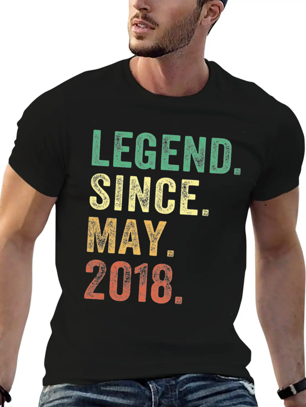 5 Years Old Legend Since May 2018 5Th Classic Cotton Tee – Unisex Comfort For Any Season