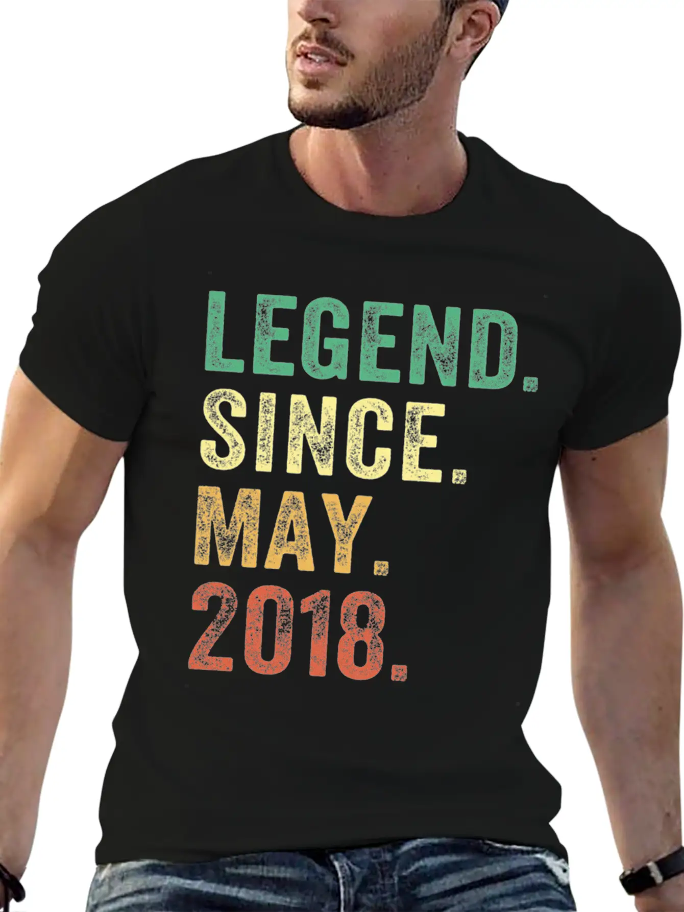 5 Years Old Legend Since May 2018 5Th Classic Cotton Tee – Unisex Comfort For Any Season