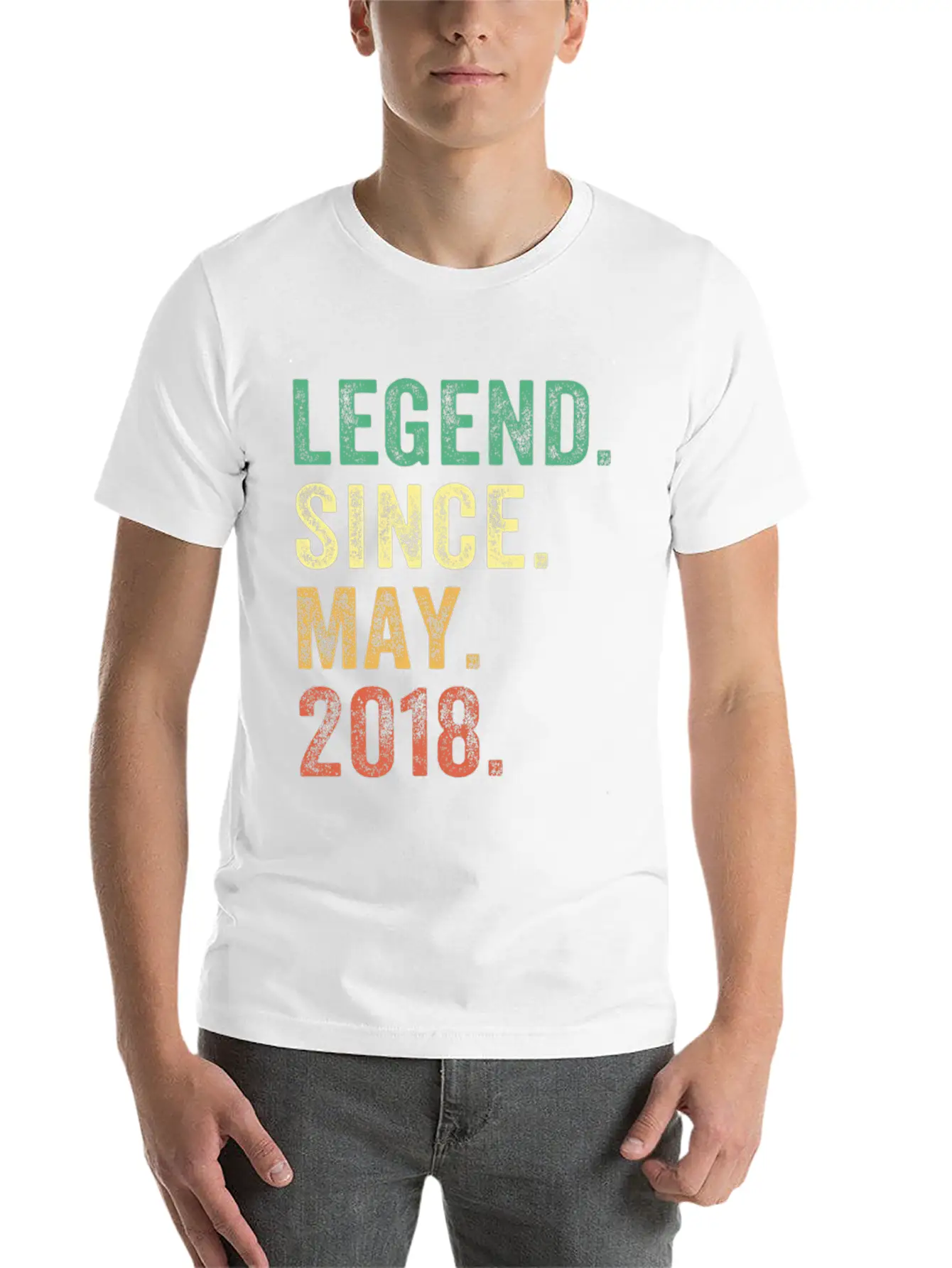 5 Years Old Legend Since May 2018 5Th Classic Cotton Tee – Unisex Comfort For Any Season