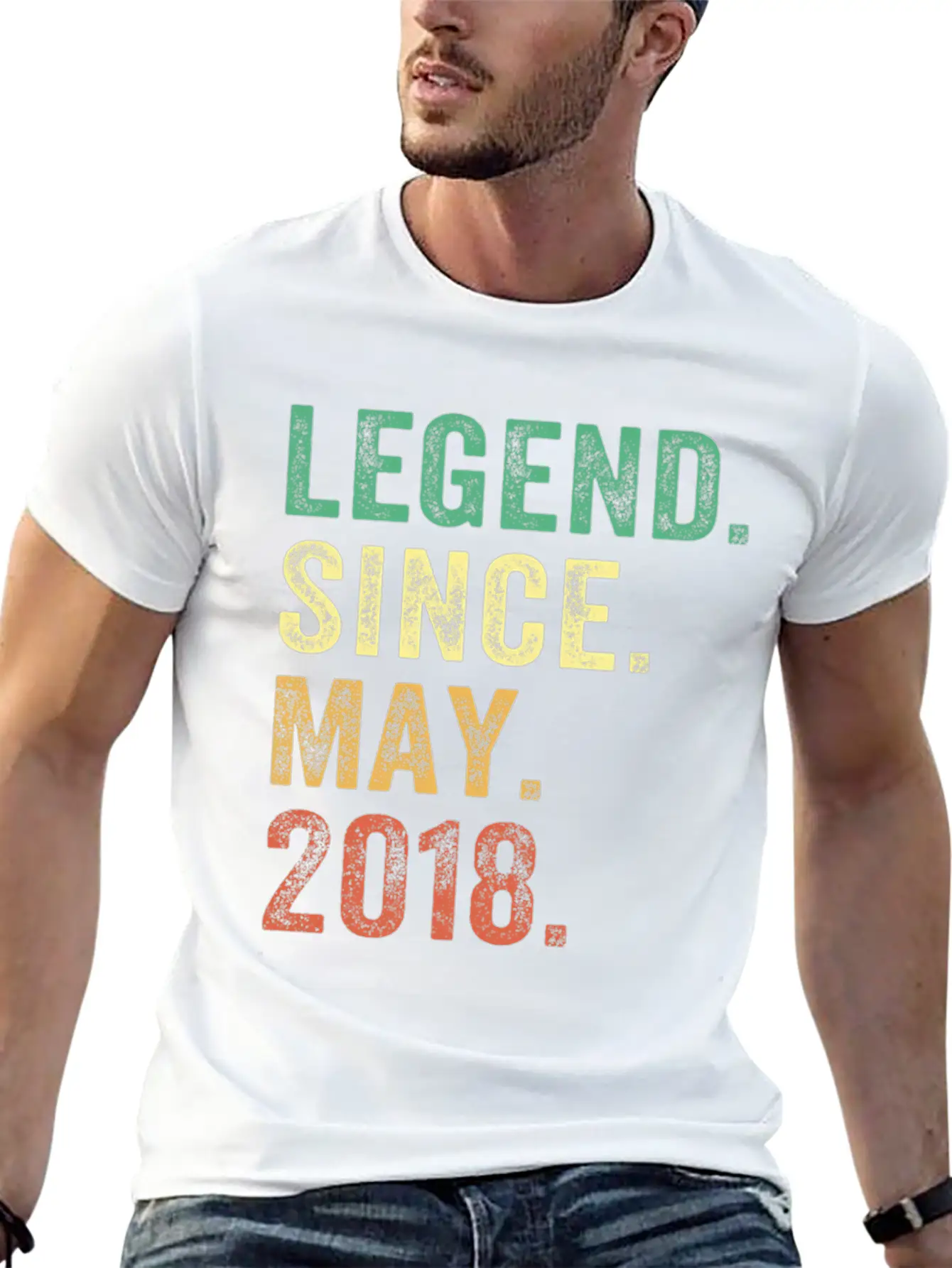 5 Years Old Legend Since May 2018 5Th Classic Cotton Tee – Unisex Comfort For Any Season