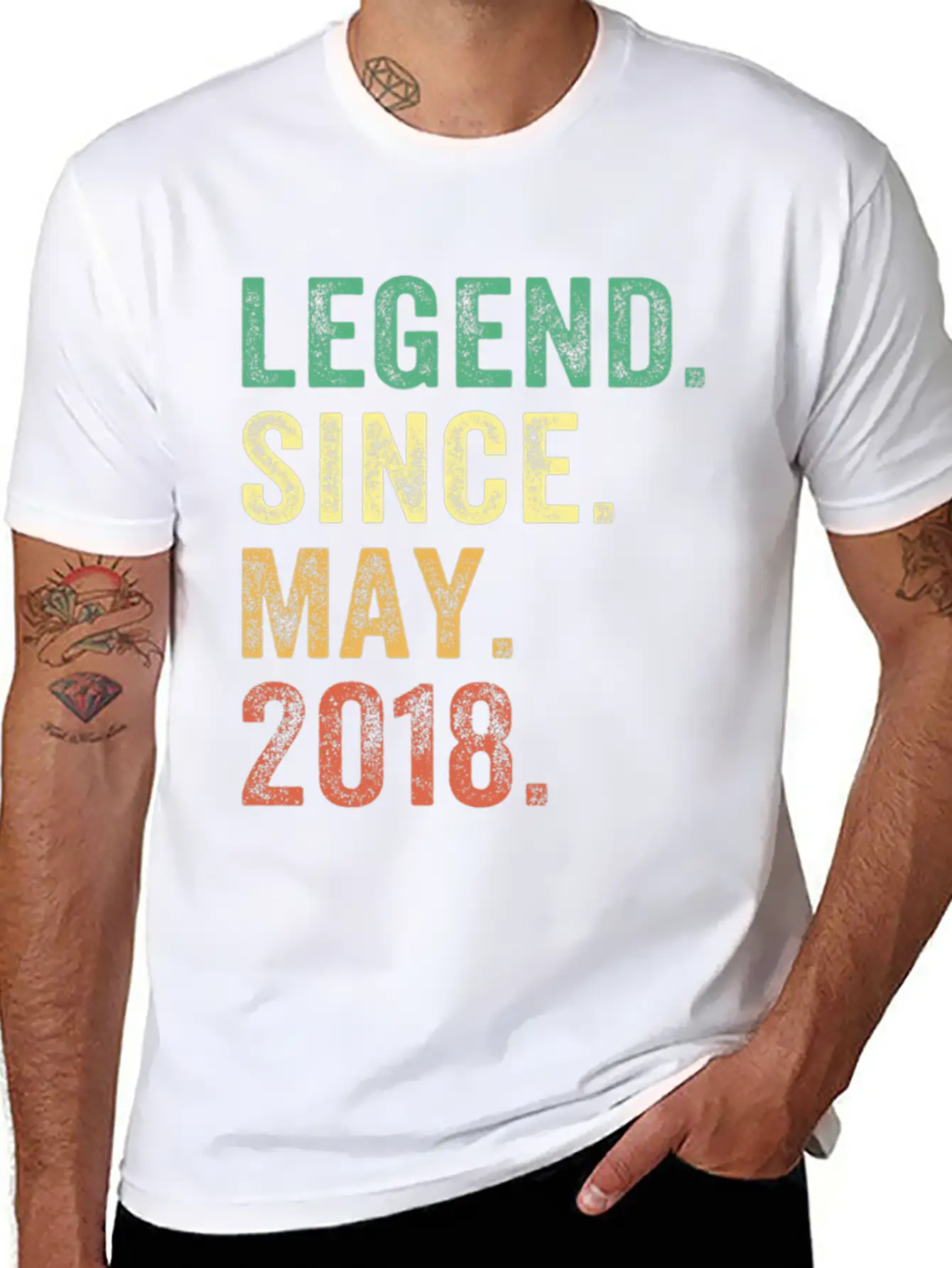 5 Years Old Legend Since May 2018 5Th Classic Cotton Tee – Unisex Comfort For Any Season