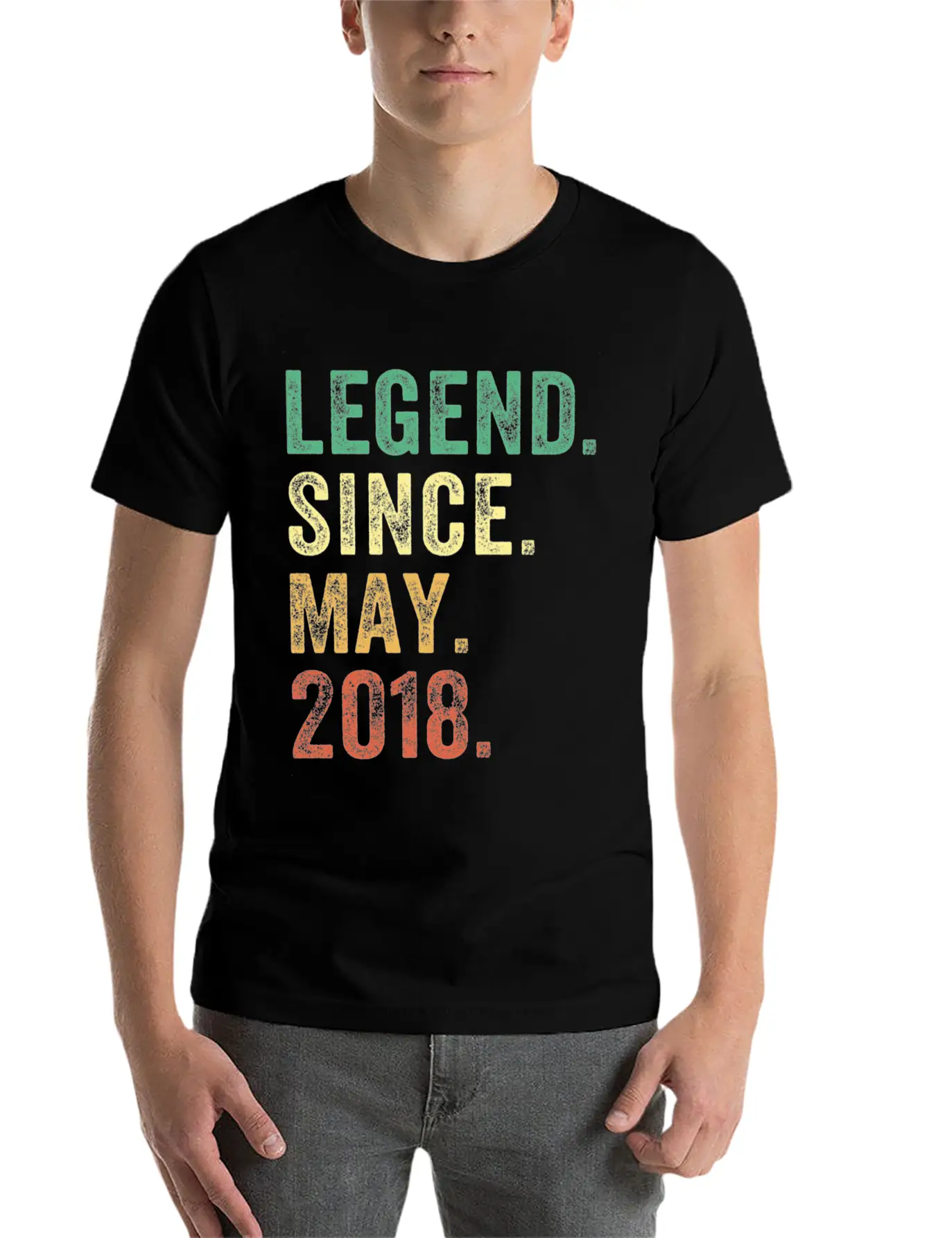 5 Years Old Legend Since May 2018 5Th Classic Cotton Tee – Unisex Comfort For Any Season