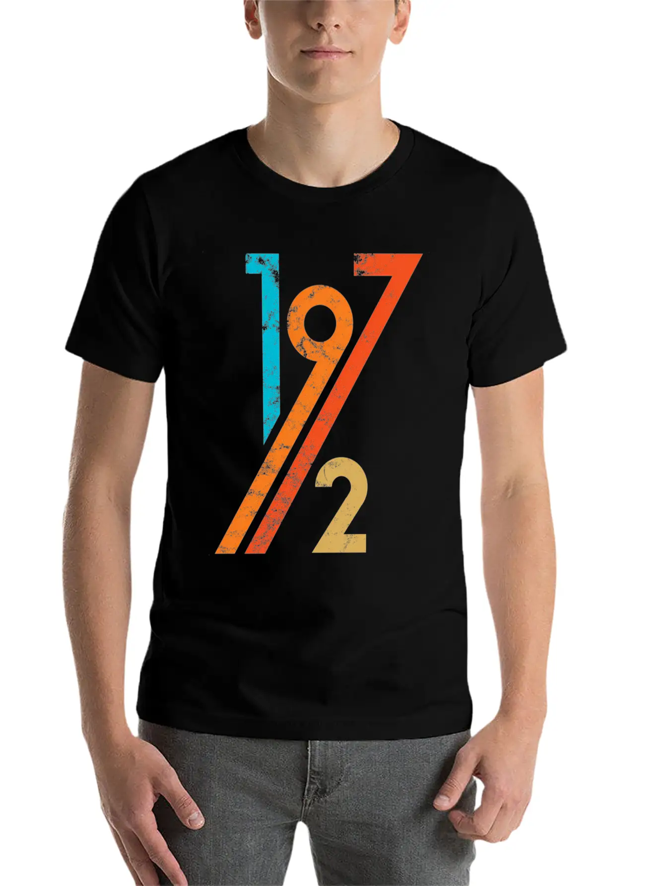 50Th 70S Style 1972 Unisex Casual T-Shirt – Clean Design For Daily Comfort