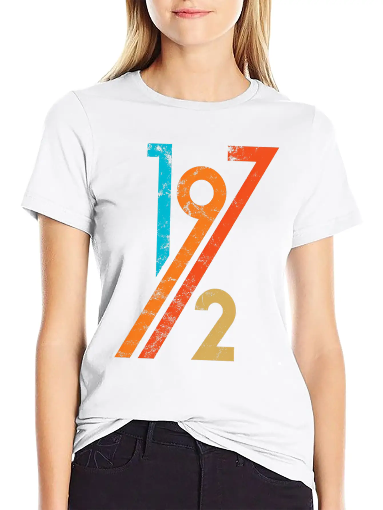 50Th 70S Style 1972 Unisex Casual T-Shirt – Clean Design For Daily Comfort