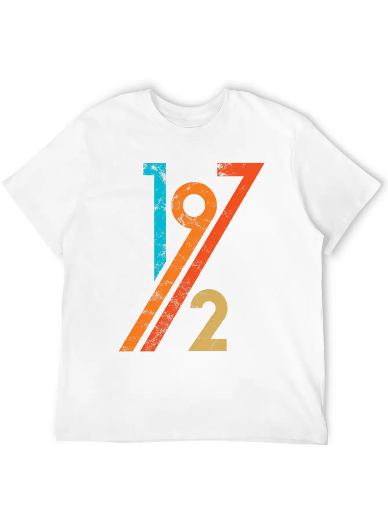 50Th 70S Style 1972 Unisex Casual T-Shirt – Clean Design For Daily Comfort
