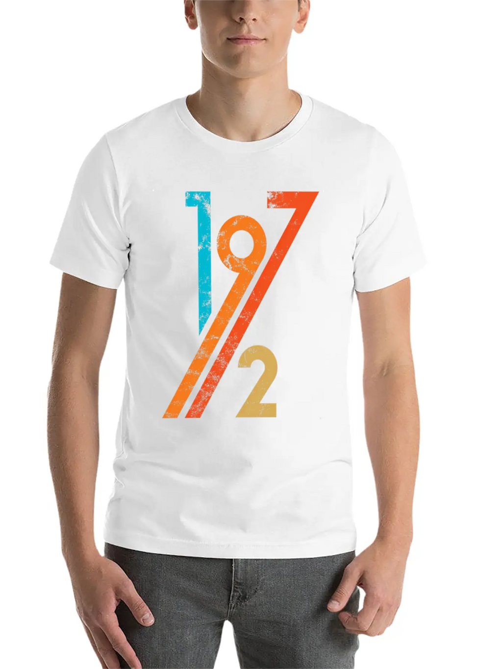 50Th 70S Style 1972 Unisex Casual T-Shirt – Clean Design For Daily Comfort