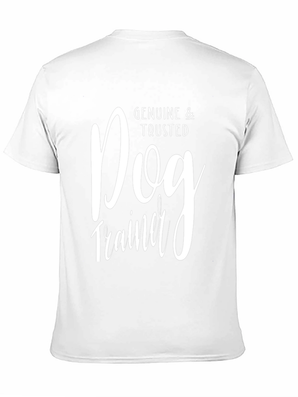 Genuine & Trusted Dog Trainer Black T-Shirt