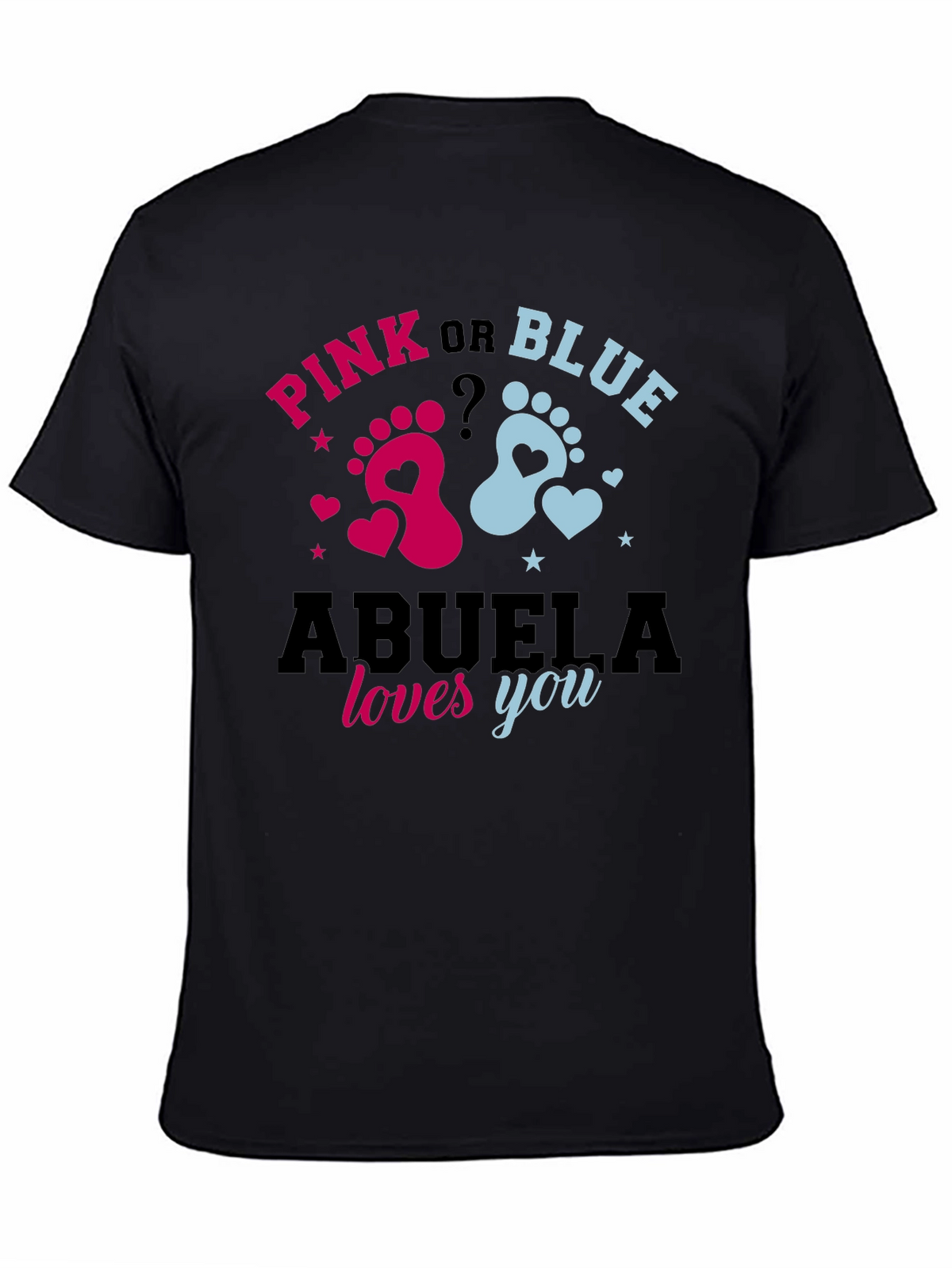 Pink or Blue Abuela Loves You Gender Reveal T-Shirt