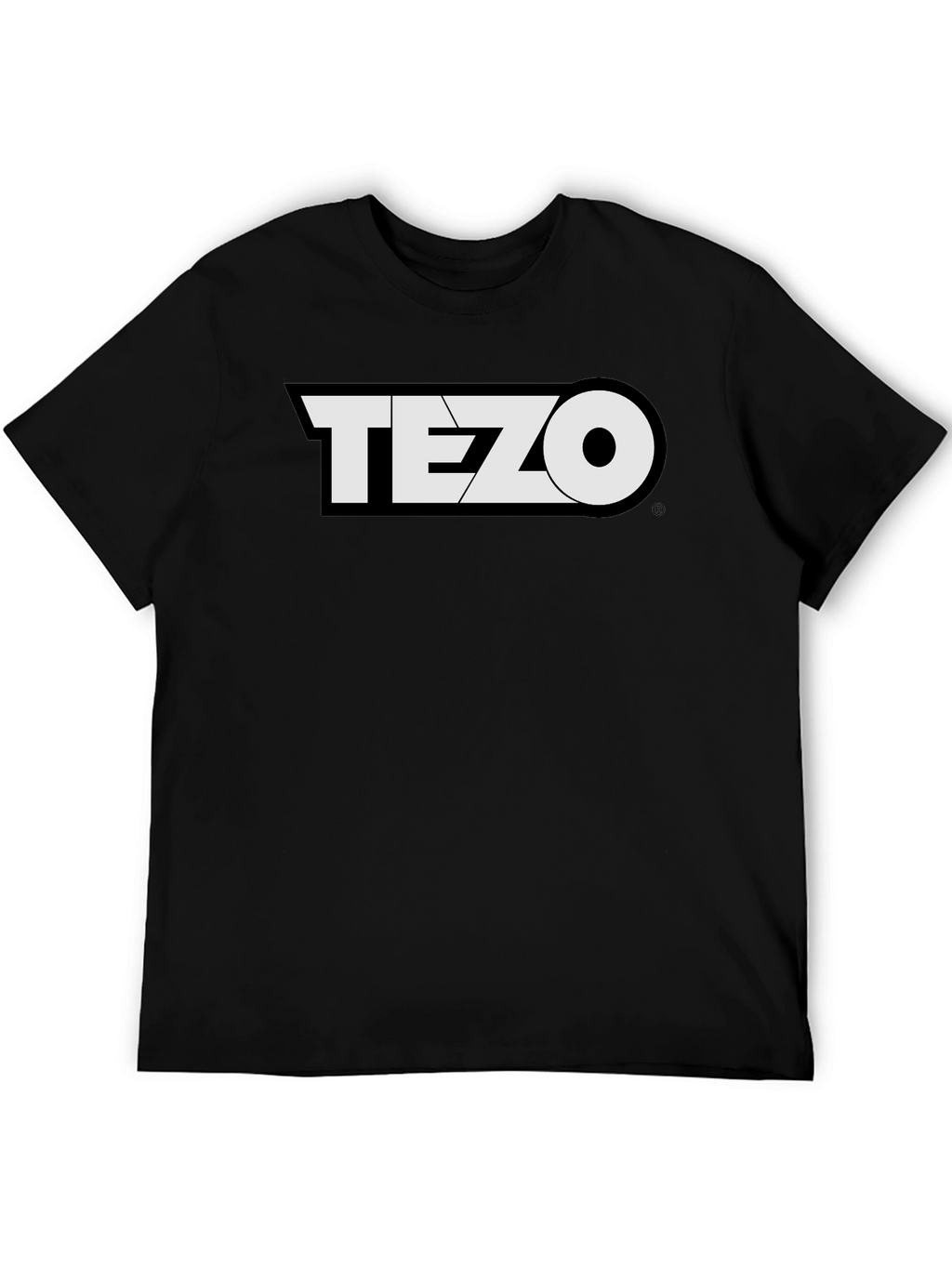 Tezo Black T-Shirt Crypto Design