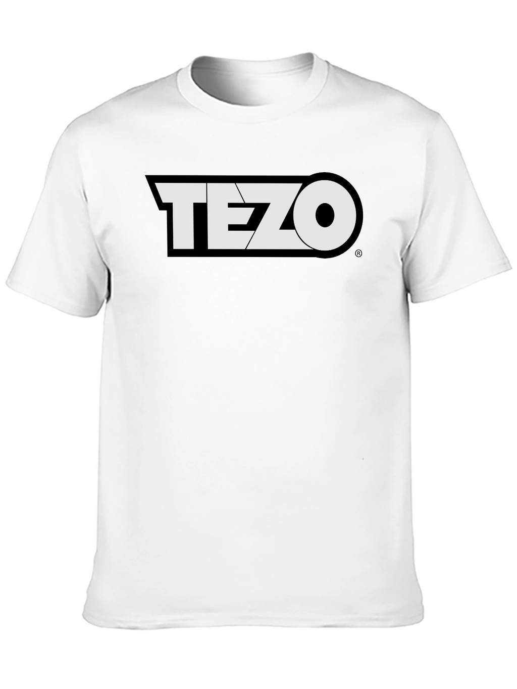 Tezo Black T-Shirt Crypto Design