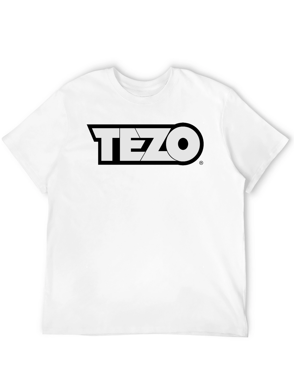 Tezo Black T-Shirt Crypto Design