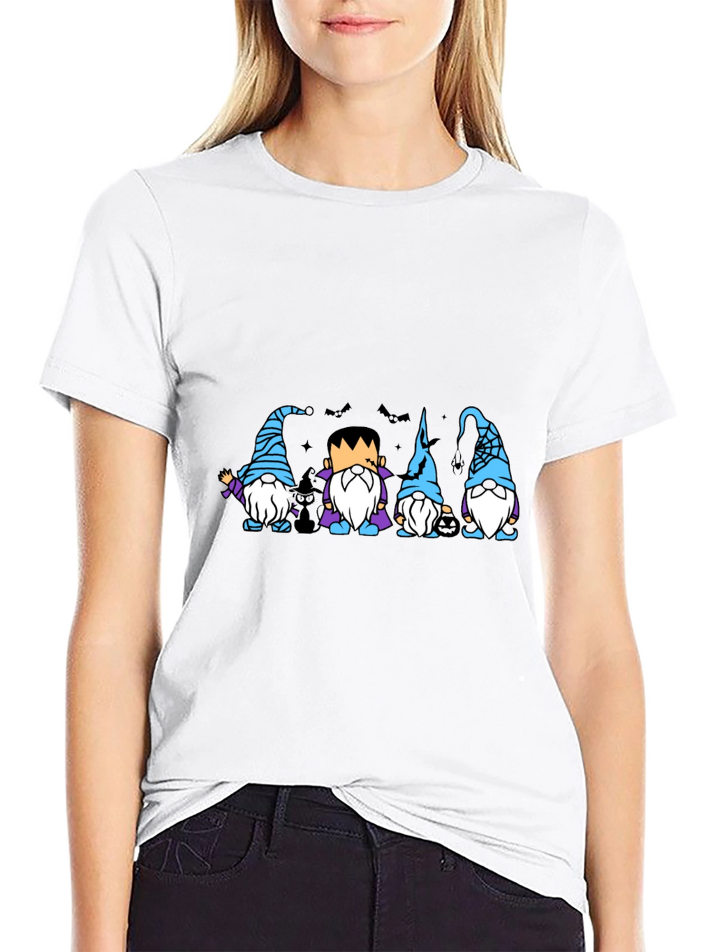 Halloween Gnomes Graphic T-Shirt