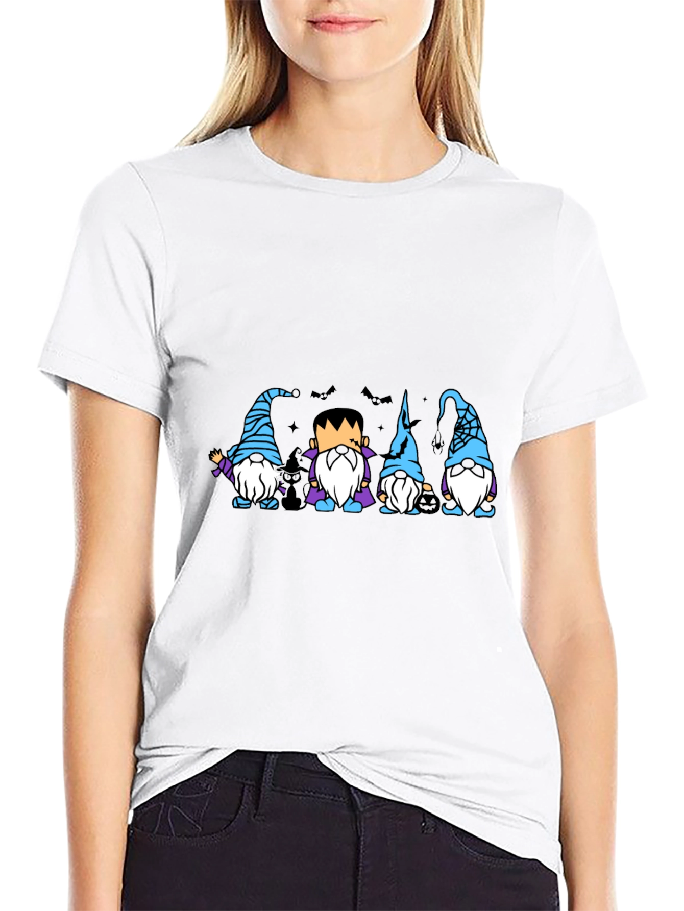 Halloween Gnomes Graphic T-Shirt