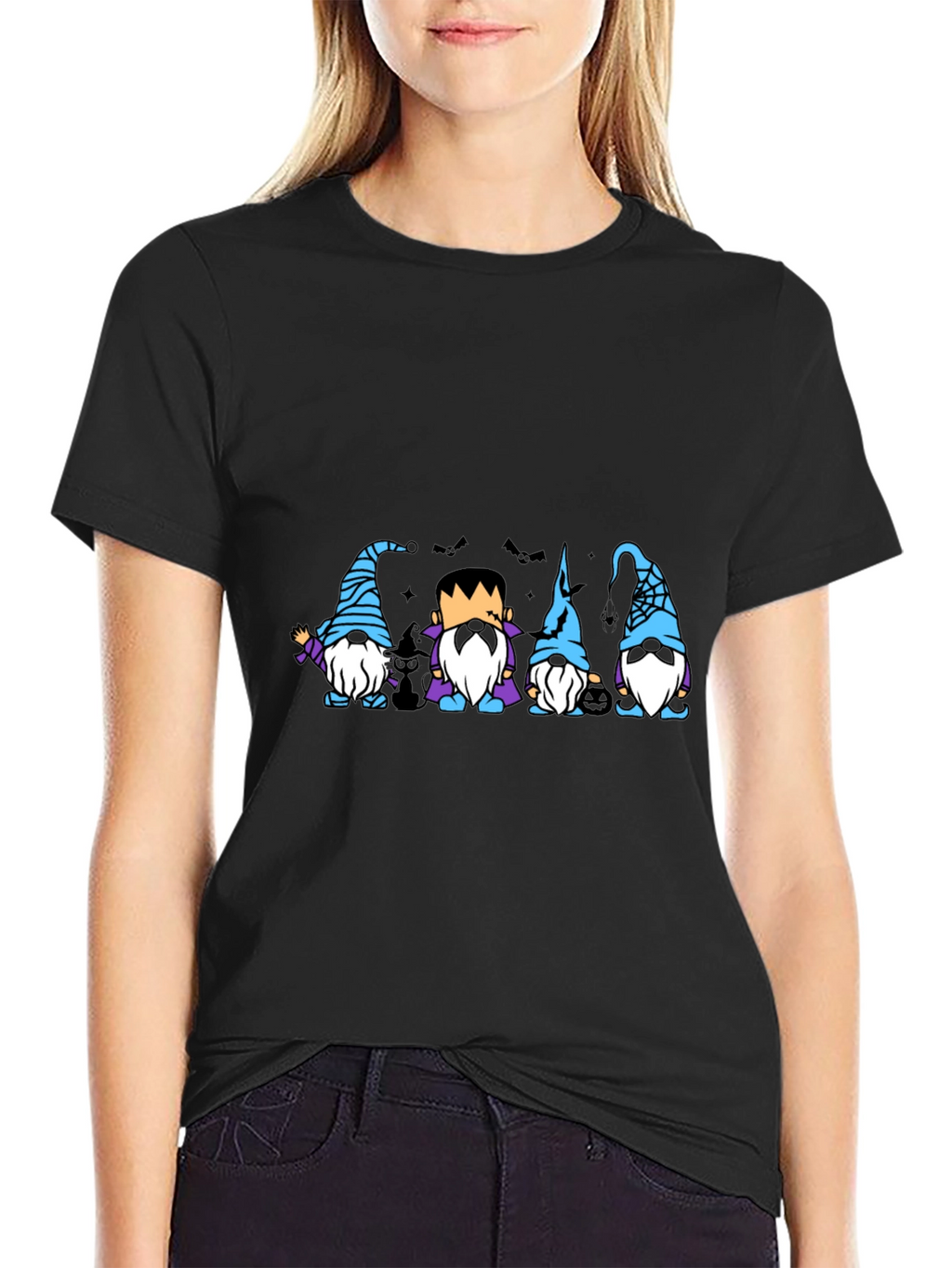 Halloween Gnomes Graphic T-Shirt