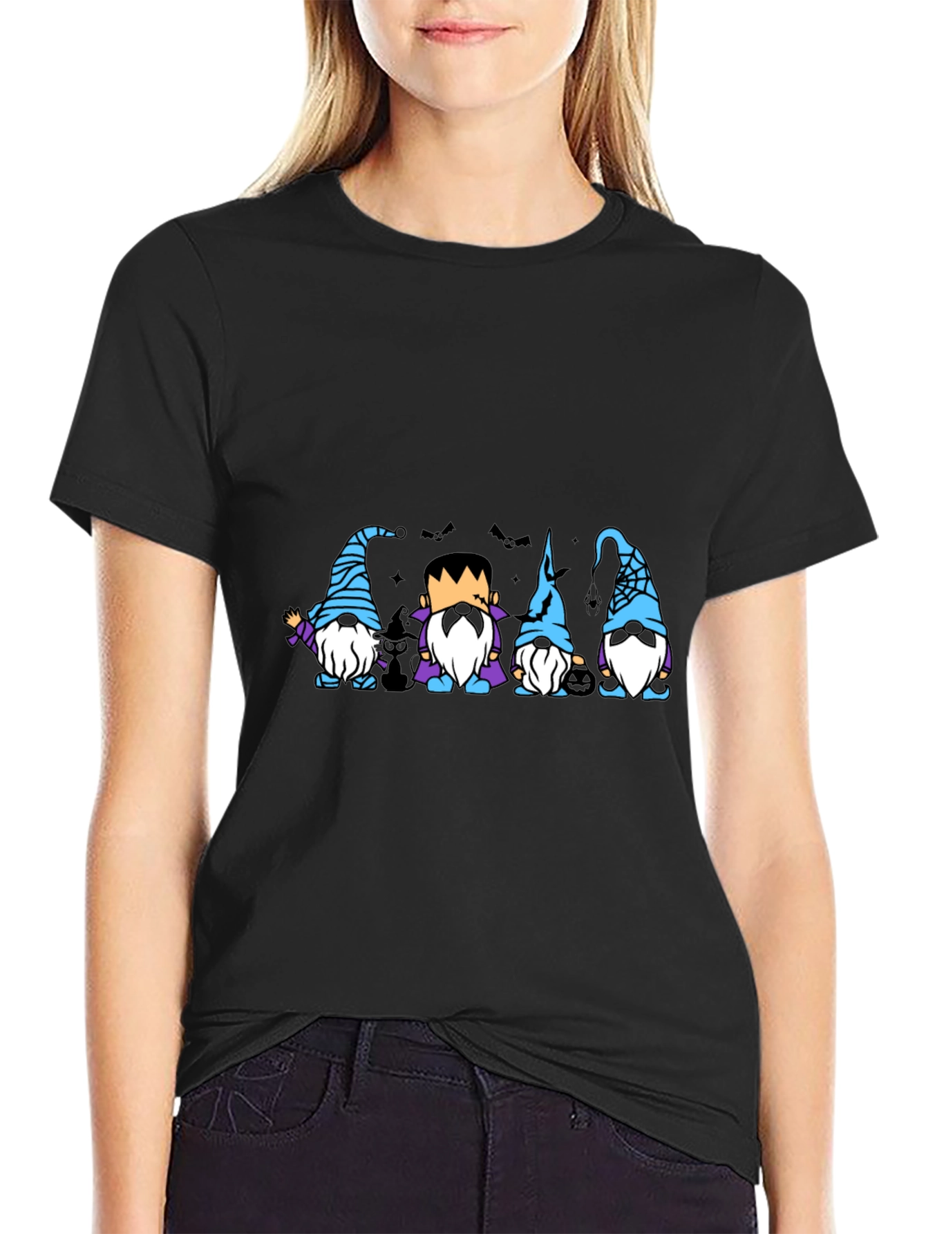 Halloween Gnomes Graphic T-Shirt