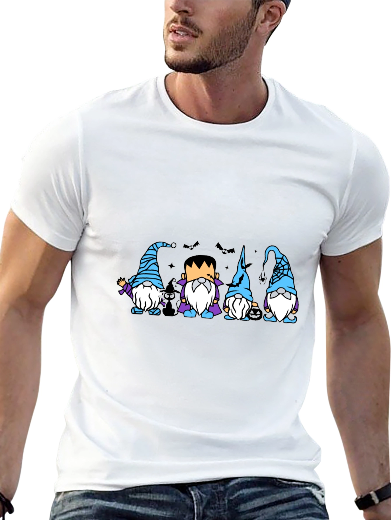 Halloween Gnomes Graphic T-Shirt