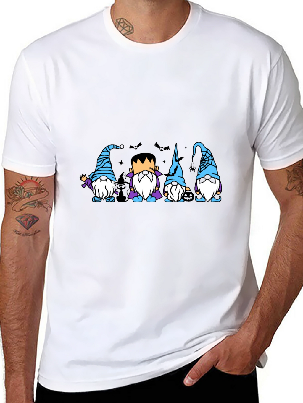 Halloween Gnomes Graphic T-Shirt