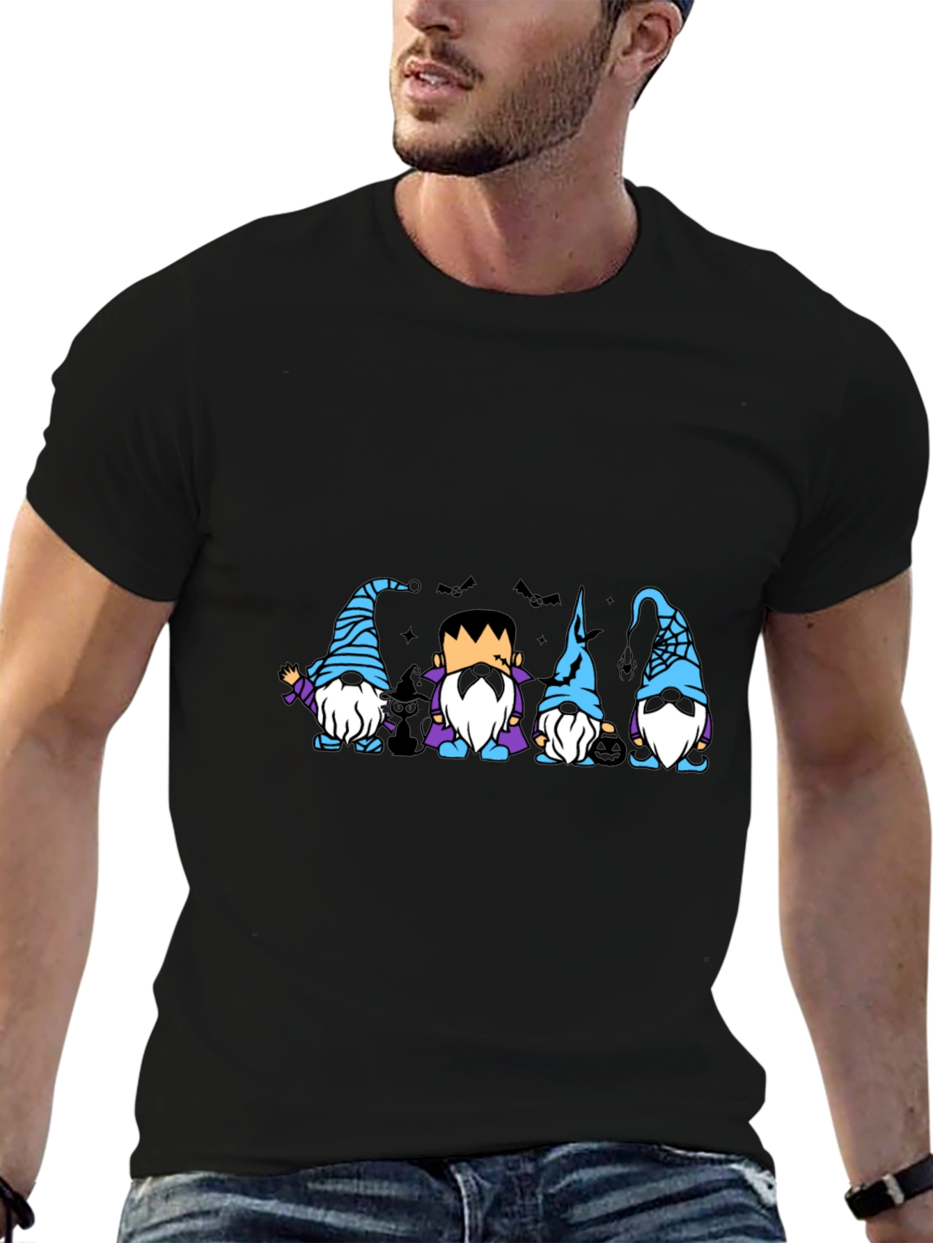 Halloween Gnomes Graphic T-Shirt