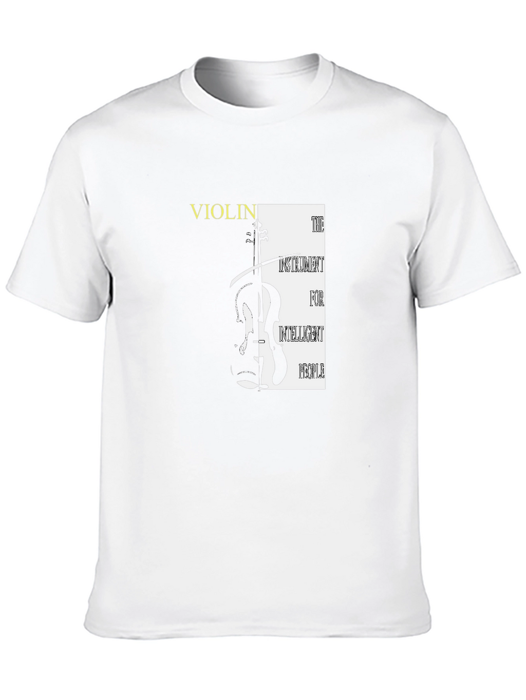 Violin Lover T-Shirt - Intelligent People Instrument Tee