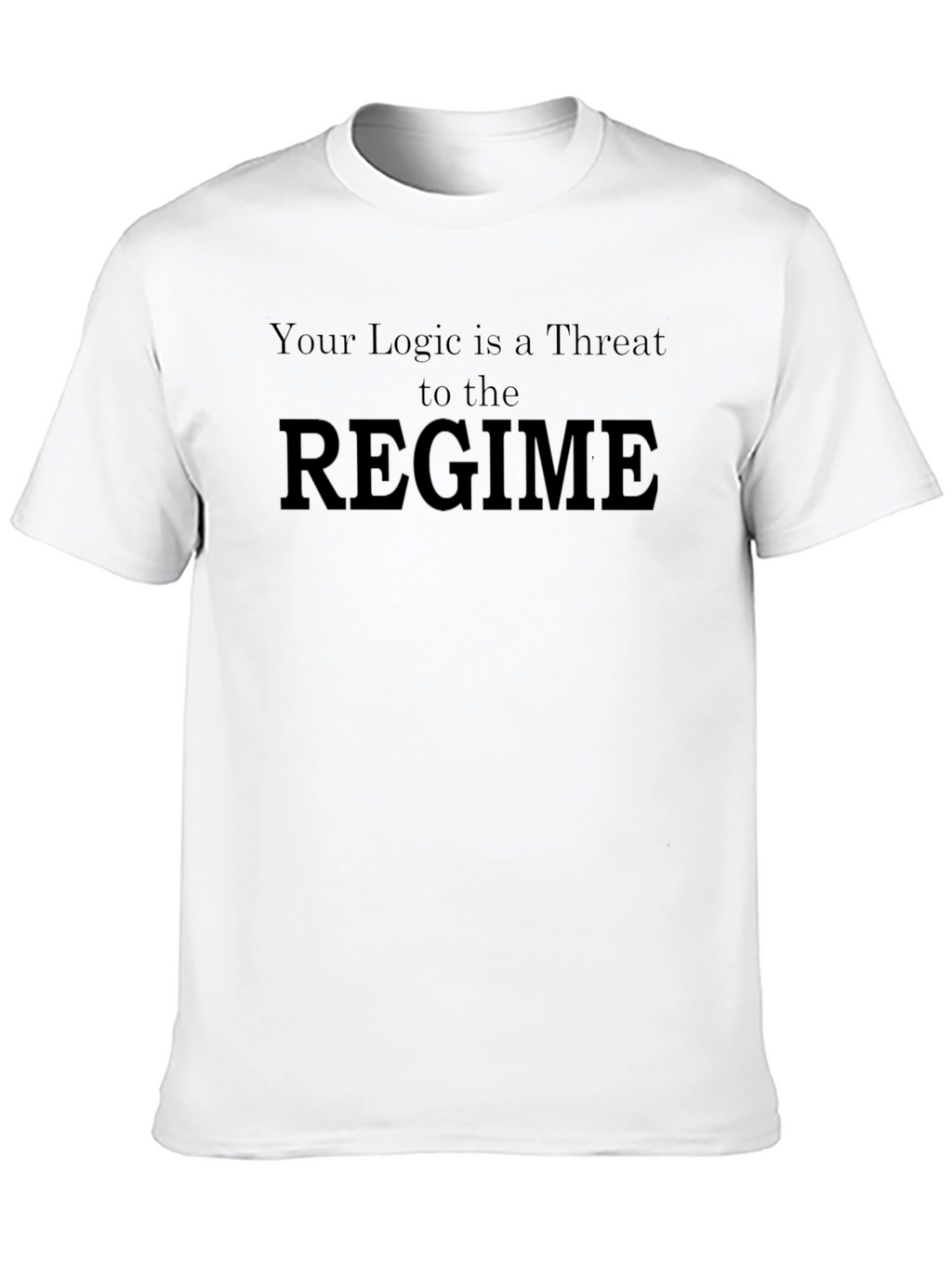 Logic Threat T-Shirt - Bold Statement Tee