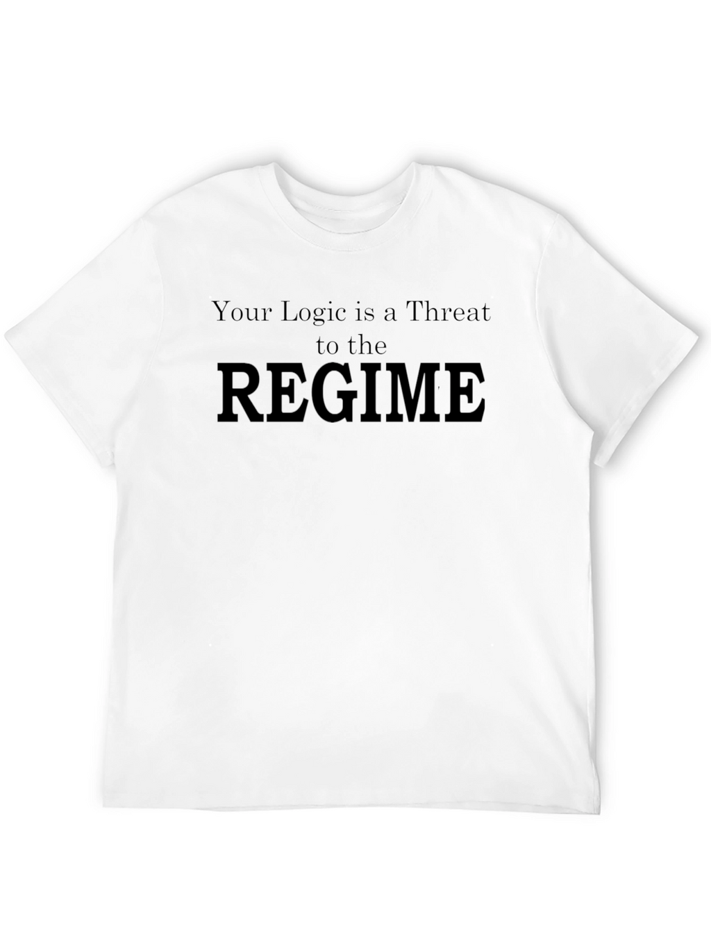 Logic Threat T-Shirt - Bold Statement Tee