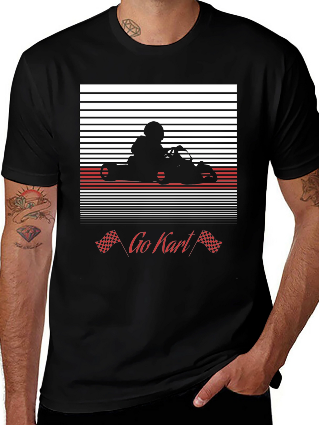 Go Kart Silhouette T-Shirt
