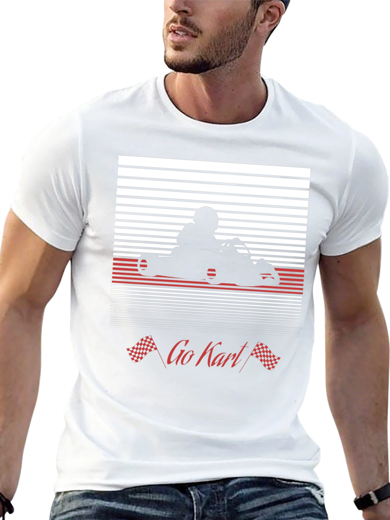 Go Kart Silhouette T-Shirt