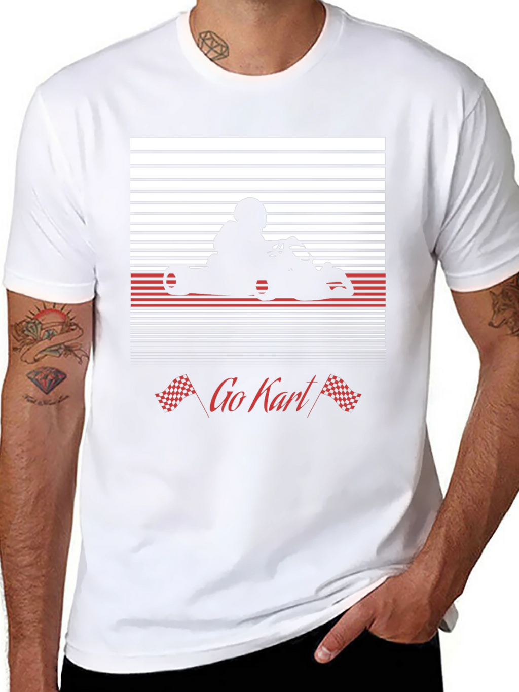 Go Kart Silhouette T-Shirt