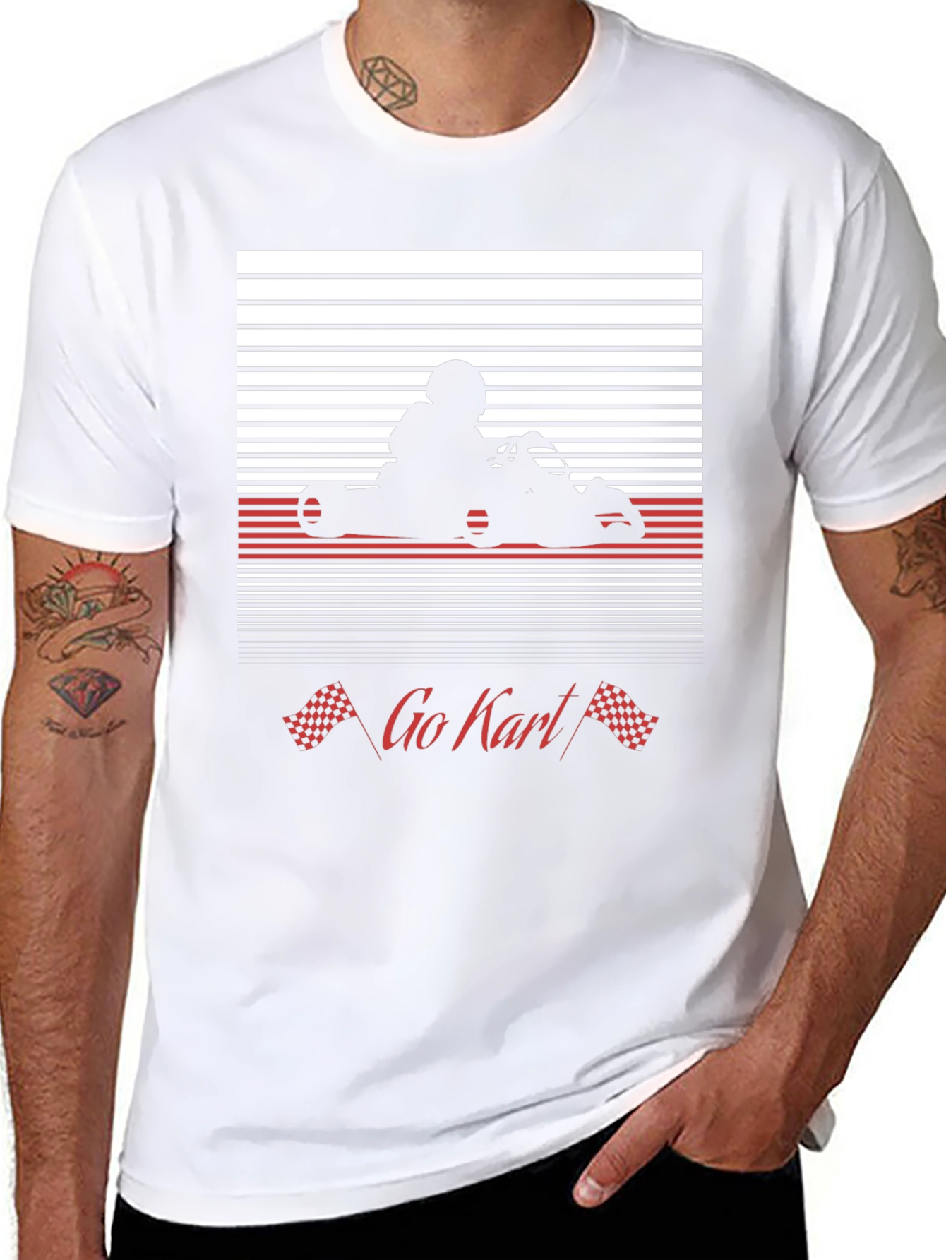 Go Kart Silhouette T-Shirt