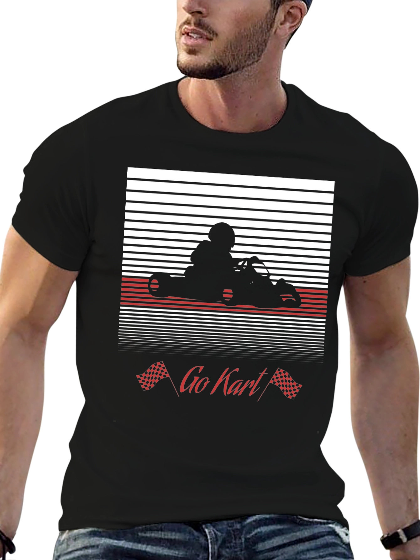 Go Kart Silhouette T-Shirt