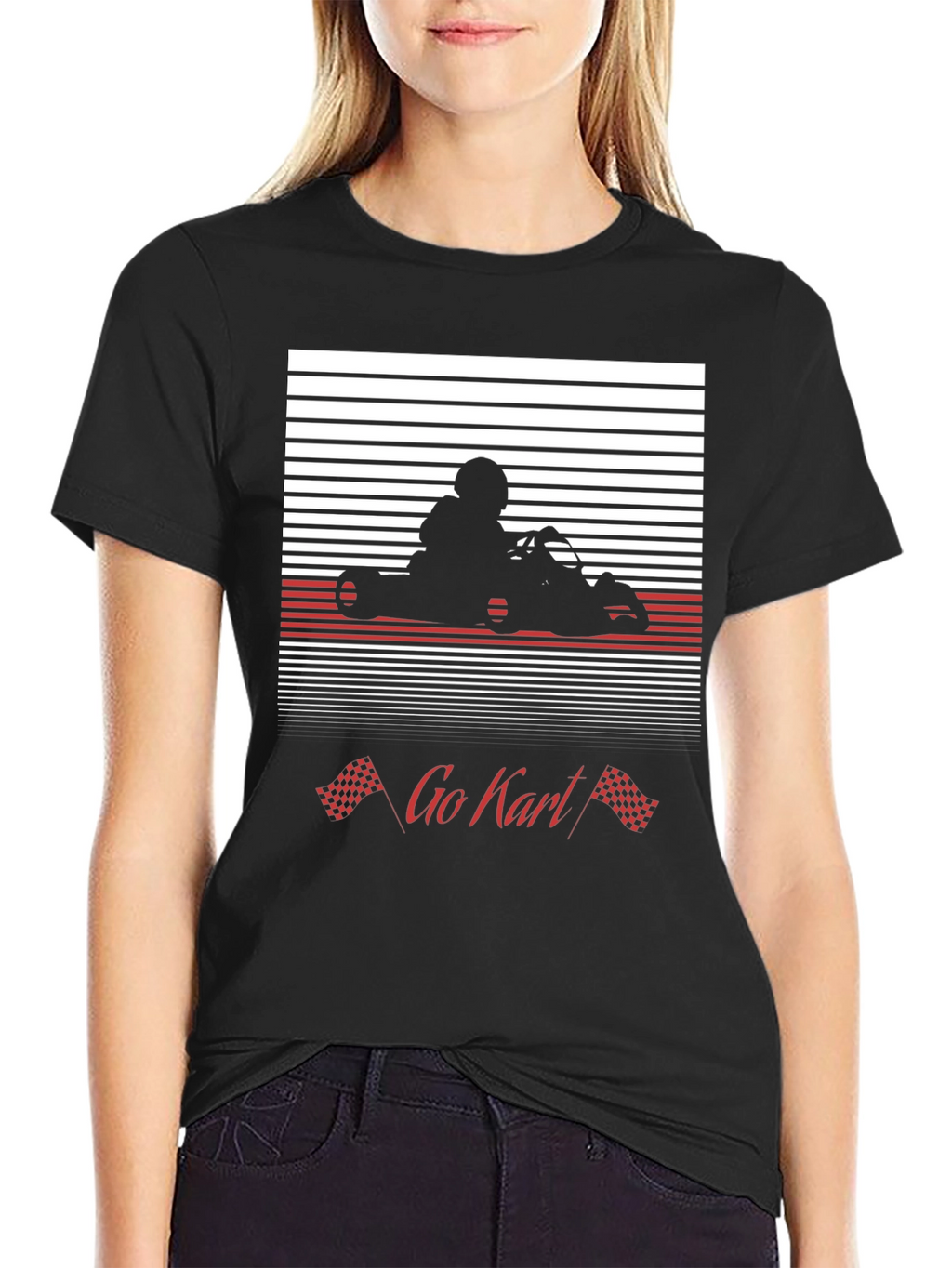 Go Kart Silhouette T-Shirt