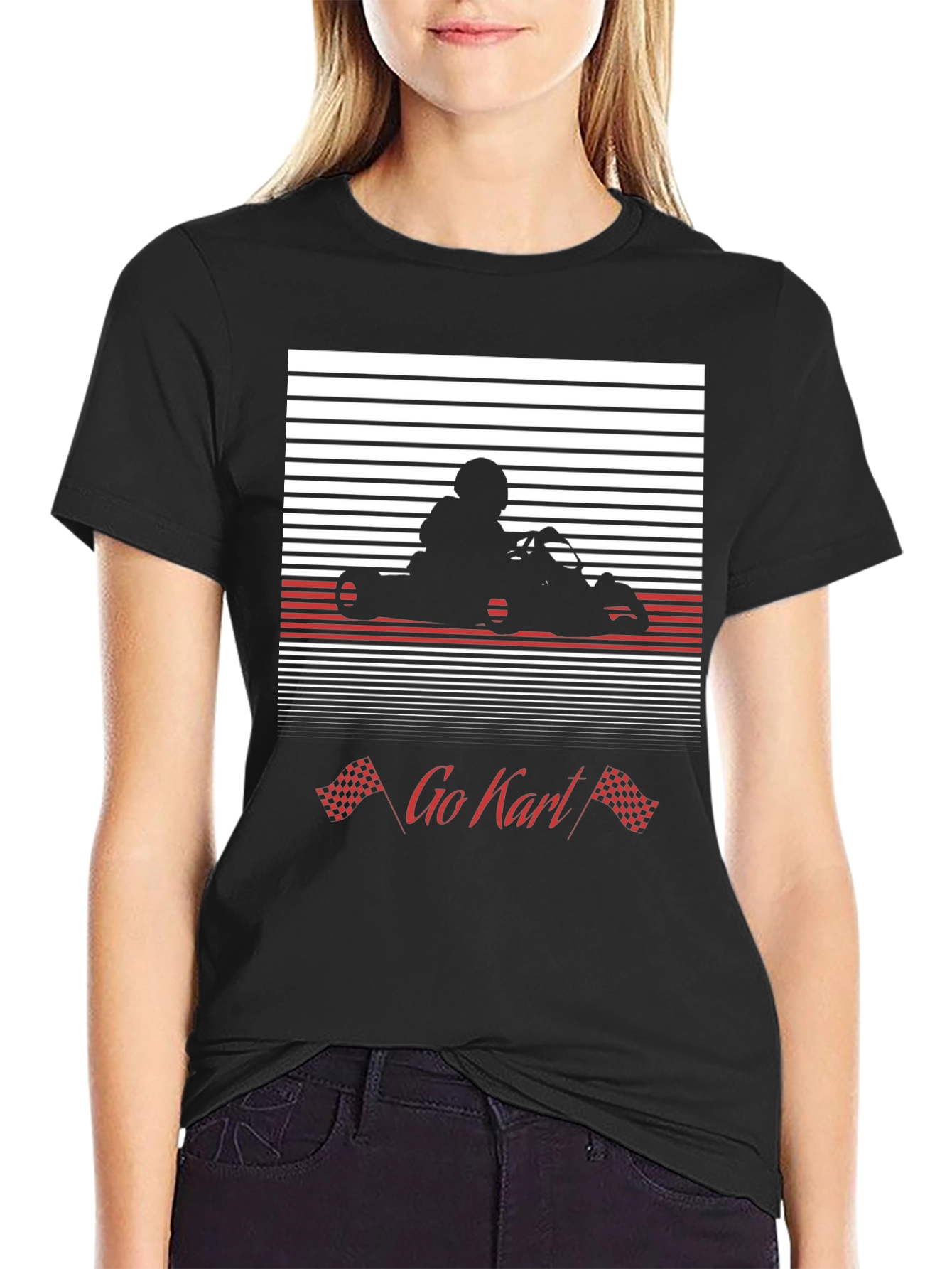 Go Kart Silhouette T-Shirt