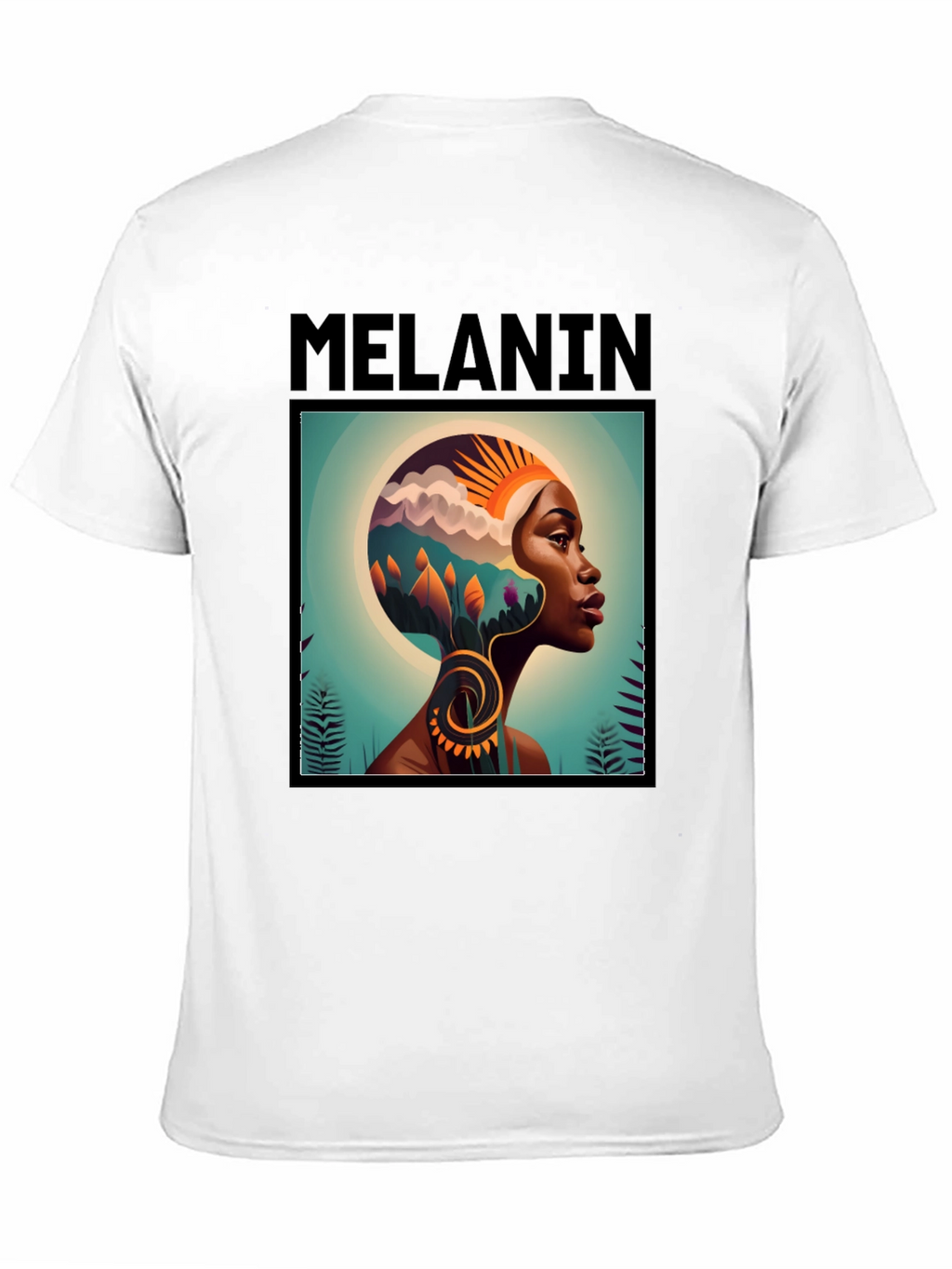 Melanin Graphic T-Shirt - Black Tee