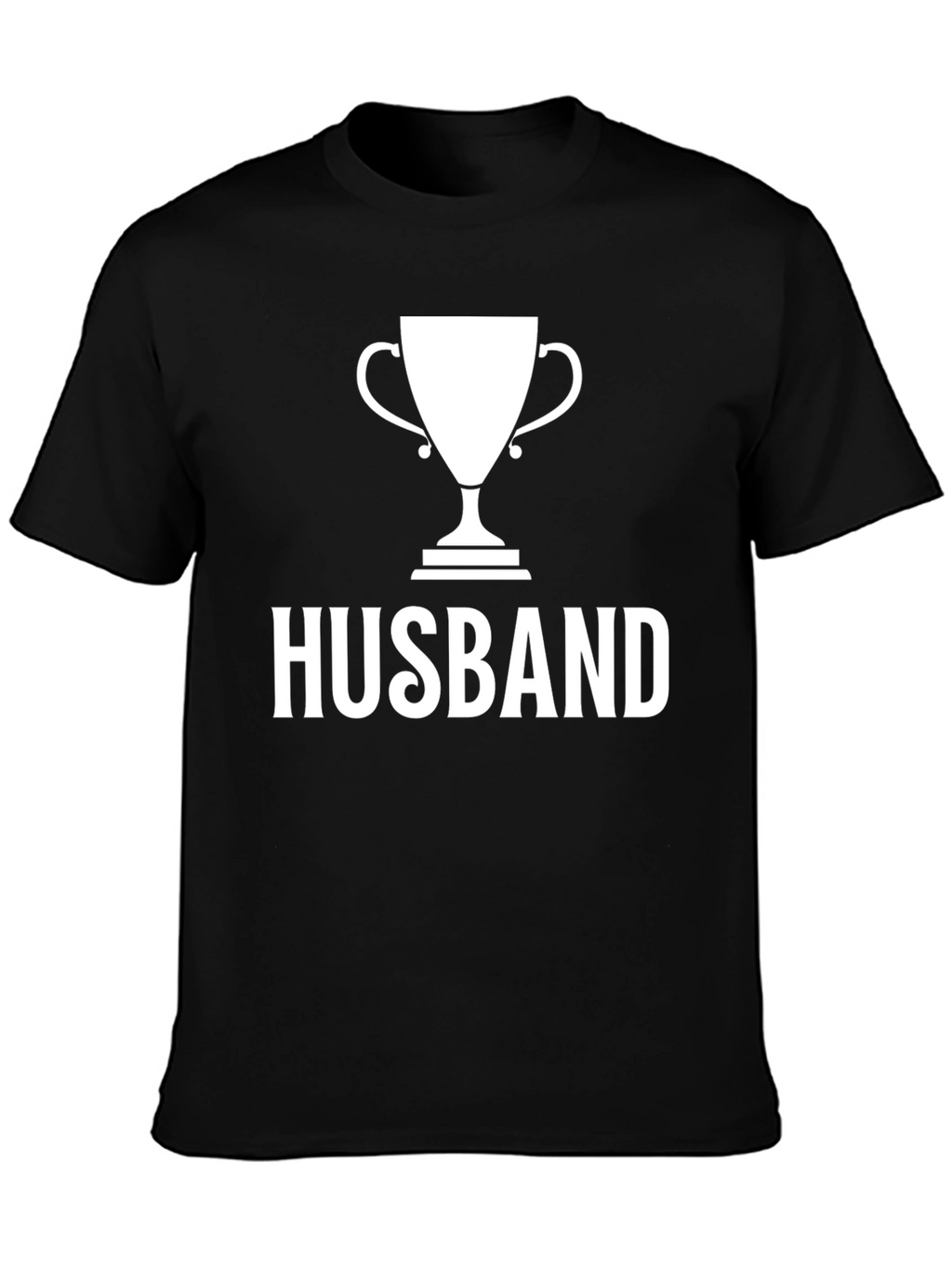Husband Trophy Graphic T-Shirt - Black