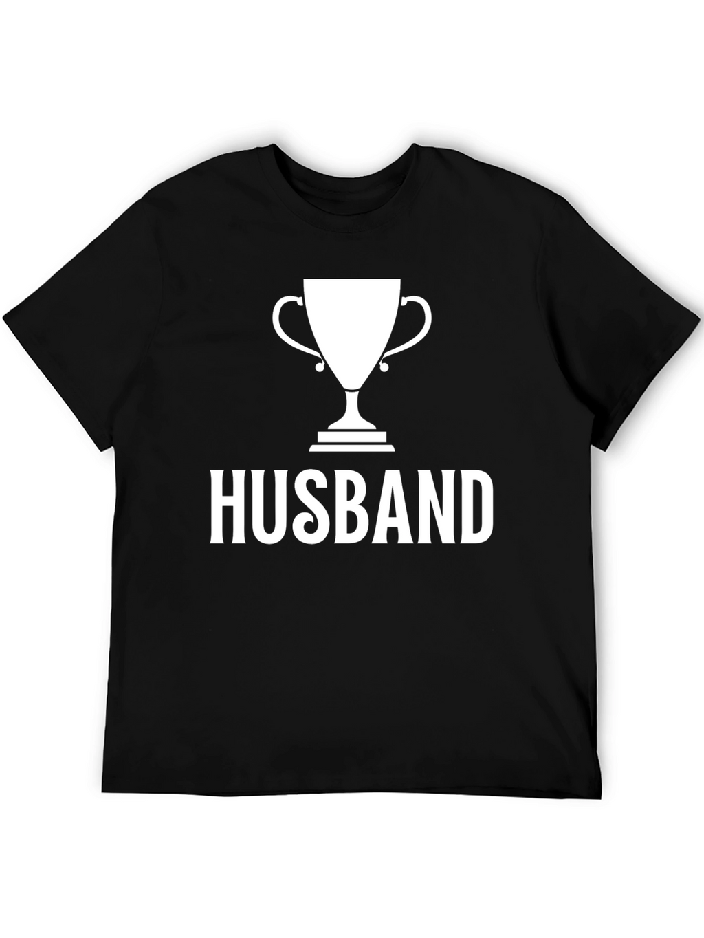 Husband Trophy Graphic T-Shirt - Black
