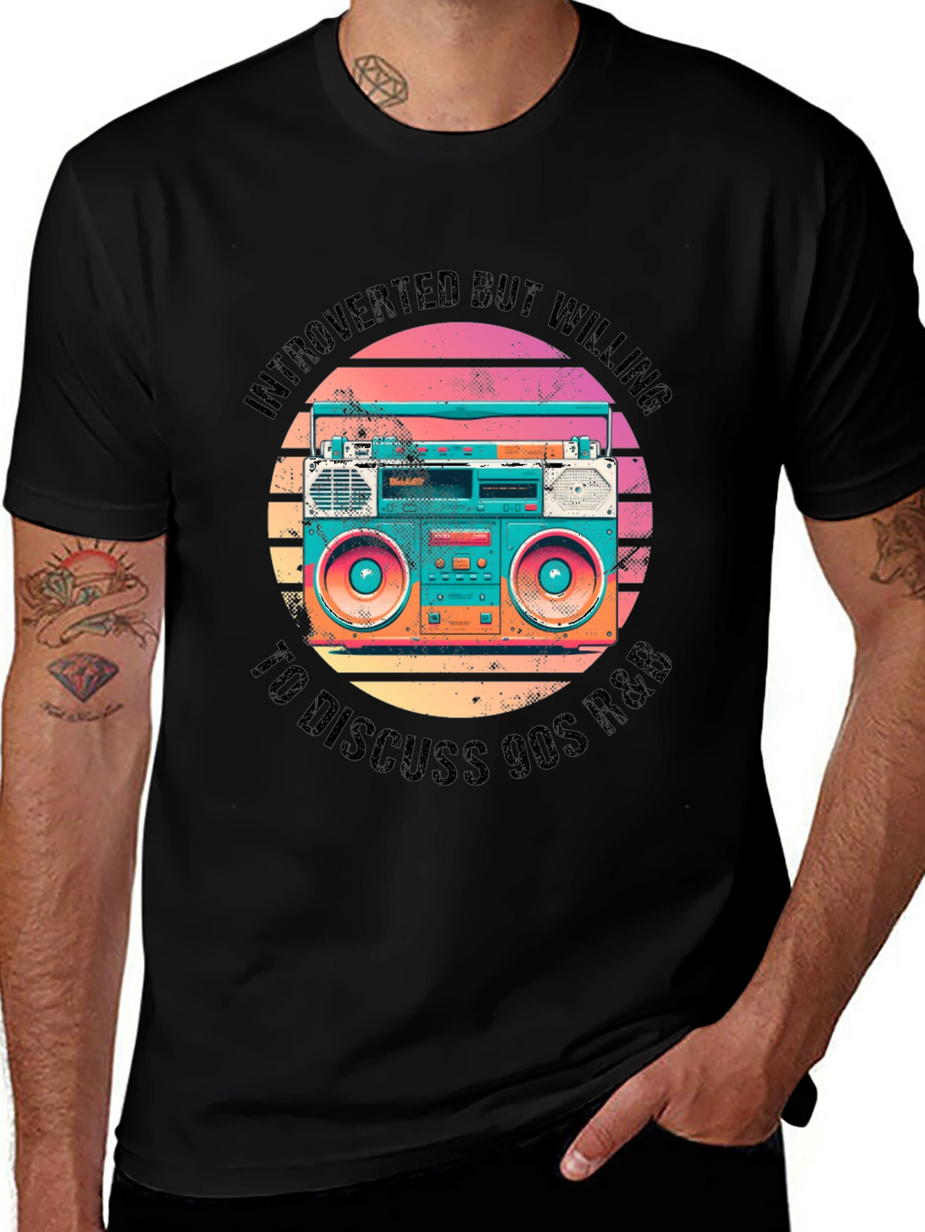 Introverted 90s R&B Music T-Shirt