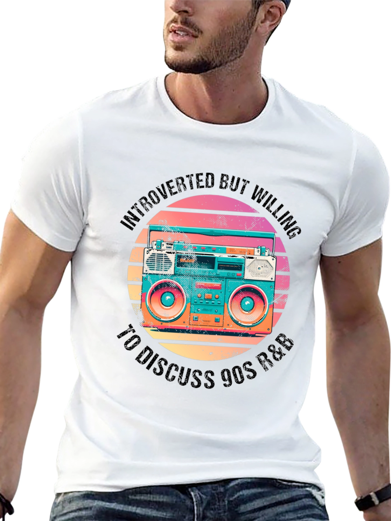 Introverted 90s R&B Music T-Shirt