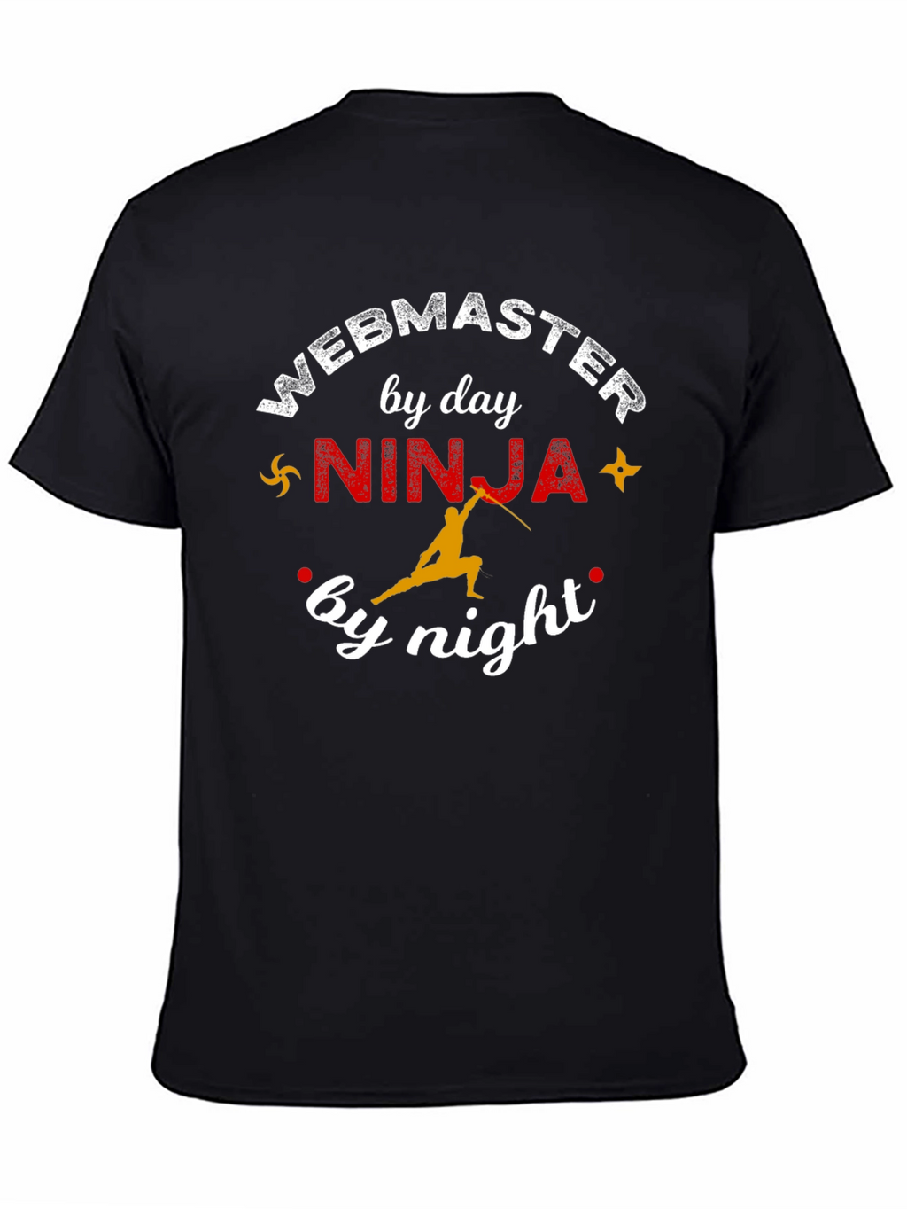 Webmaster by Day Ninja by Night Graphic Tee