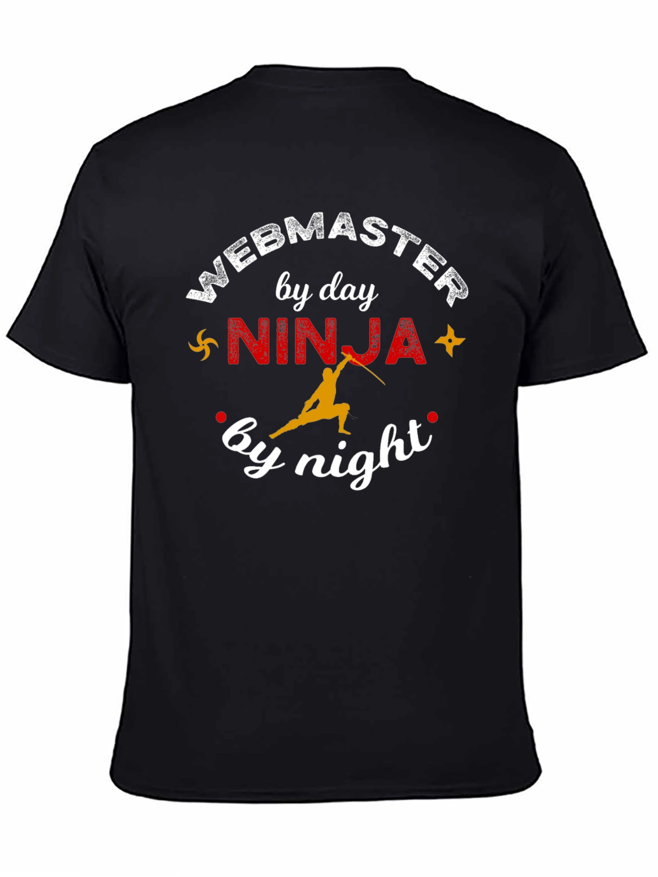 Webmaster by Day Ninja by Night Graphic Tee