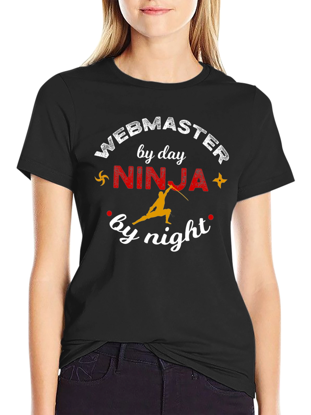 Webmaster by Day Ninja by Night Graphic Tee