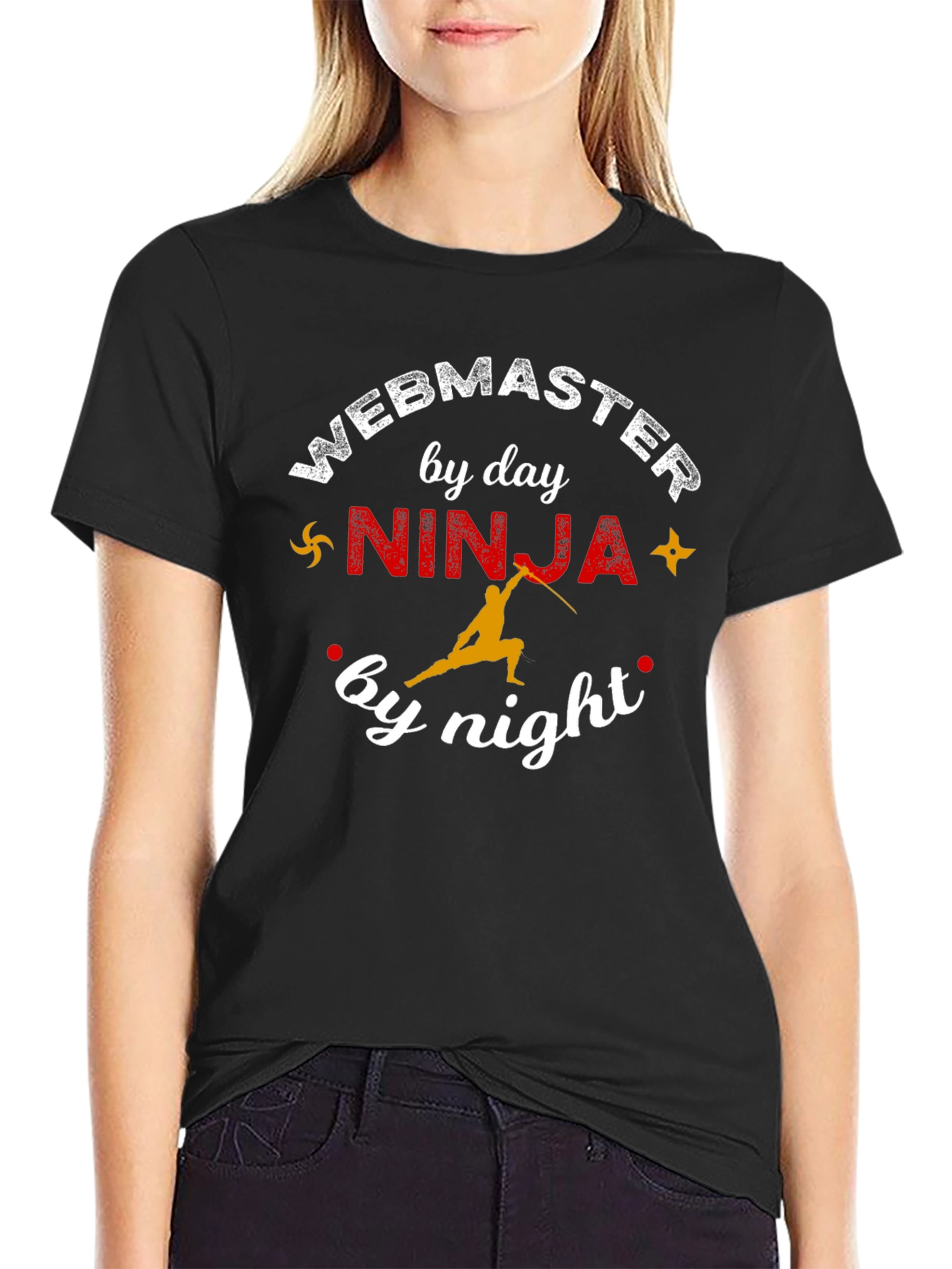 Webmaster by Day Ninja by Night Graphic Tee