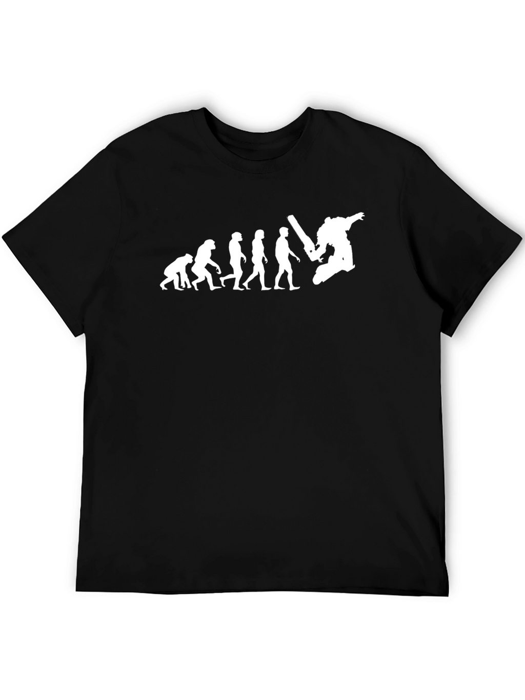 Evolution Chainsaw Gamer T-Shirt - Black