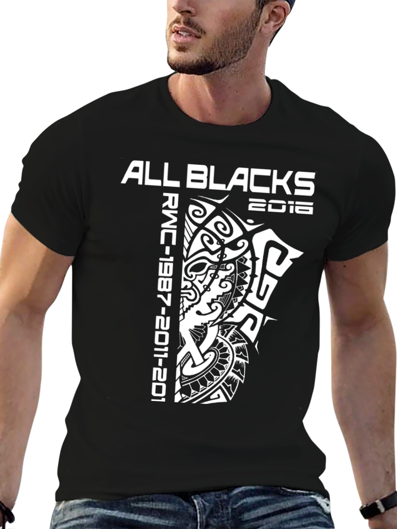 All Blacks RWC T-Shirt - New Zealand Rugby Fan Tee