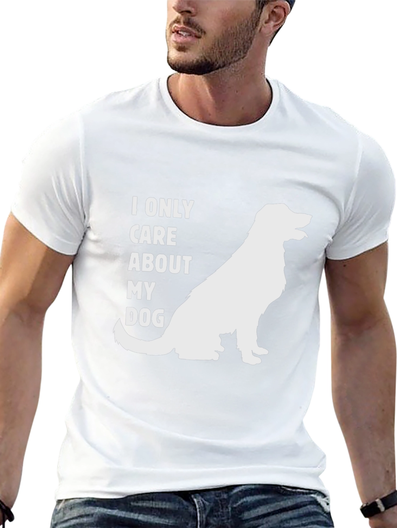 Dog Lover T-Shirt - I Only Care About My Dog