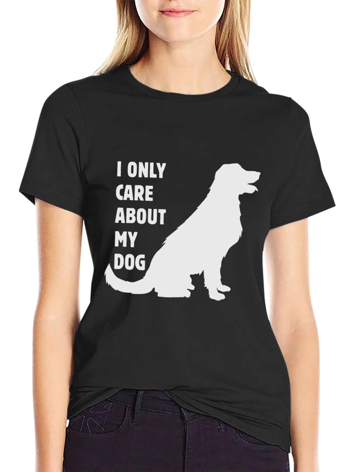 Dog Lover T-Shirt - I Only Care About My Dog